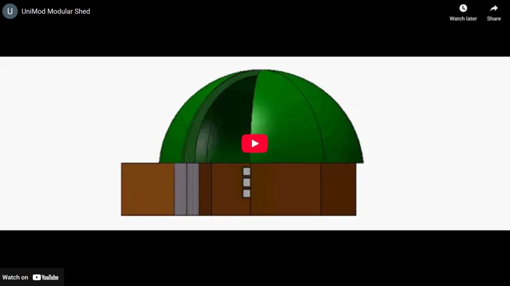 UniMode modular shed