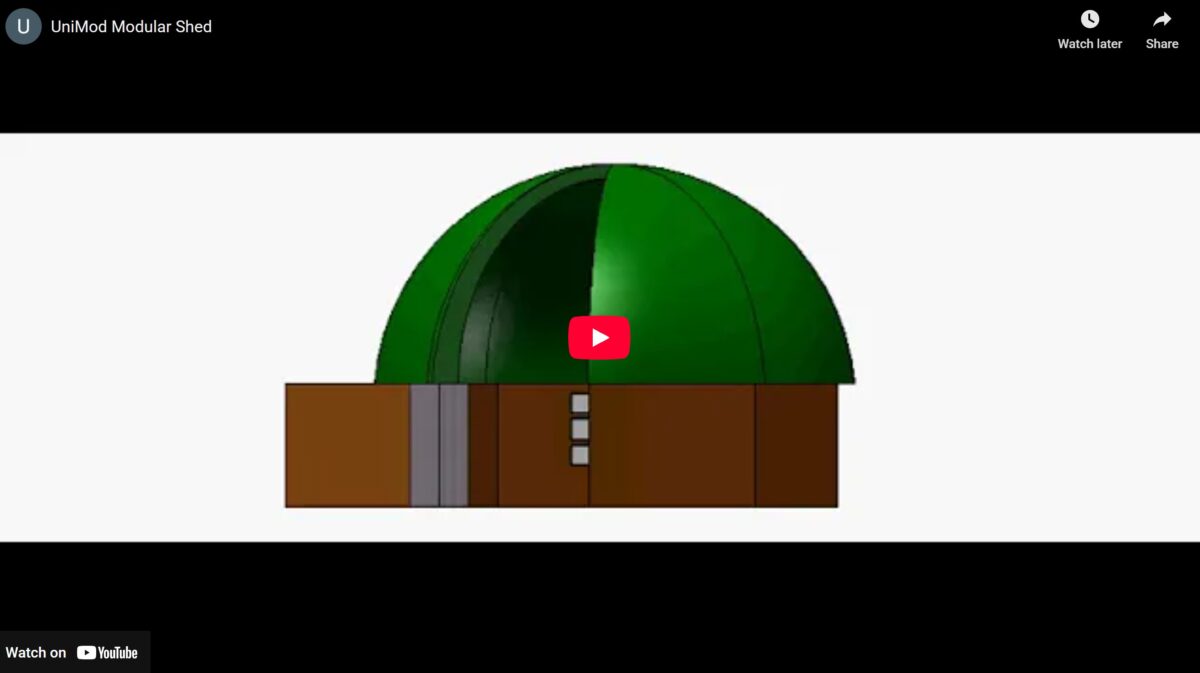 UniMode modular shed